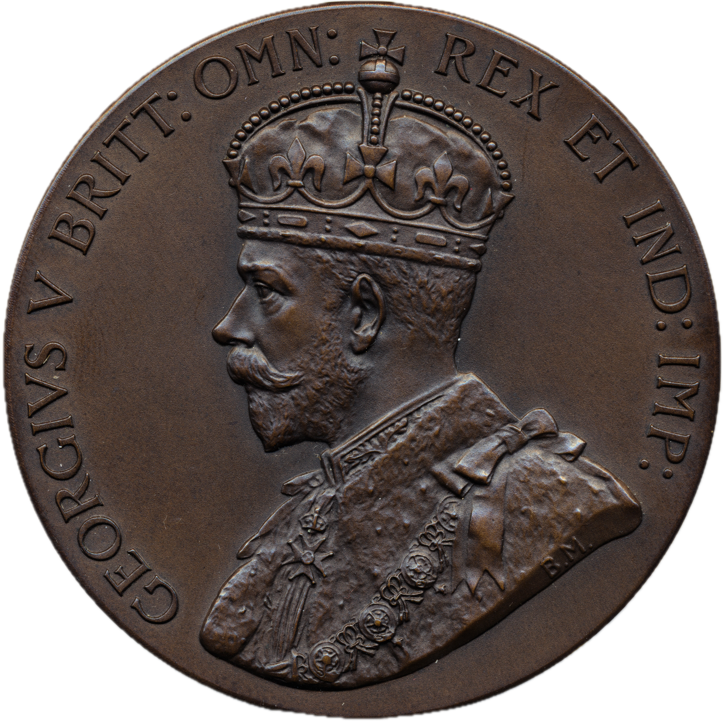 1925 British Empire Exhibition 51mm cased bronze medal BHM 4203 E1997