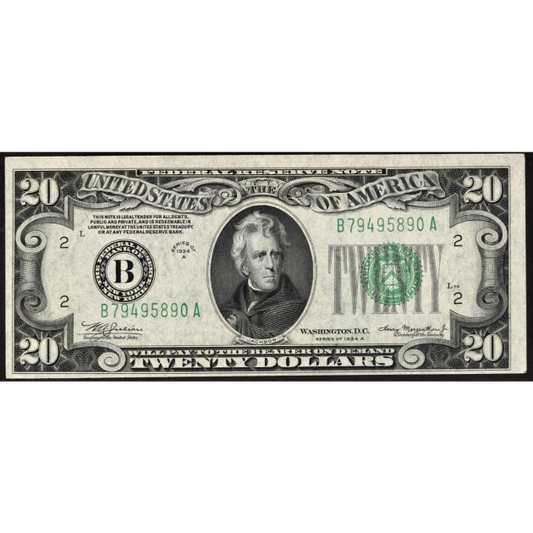 USA P.431Da 1934A Federal Reserve $20 UNC