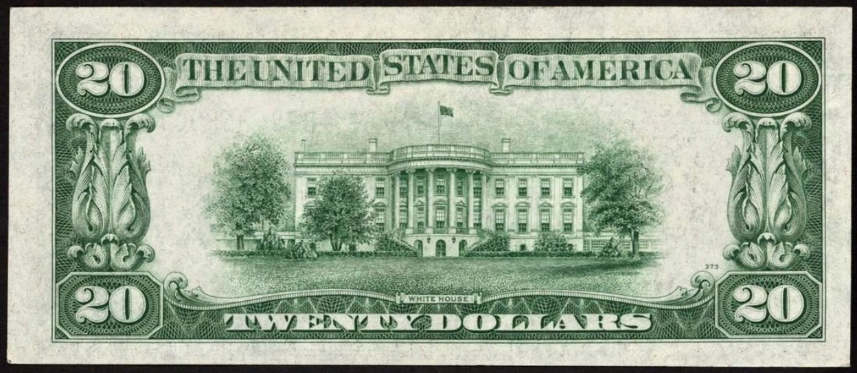 USA P.431Da 1934A Federal Reserve $20 UNC