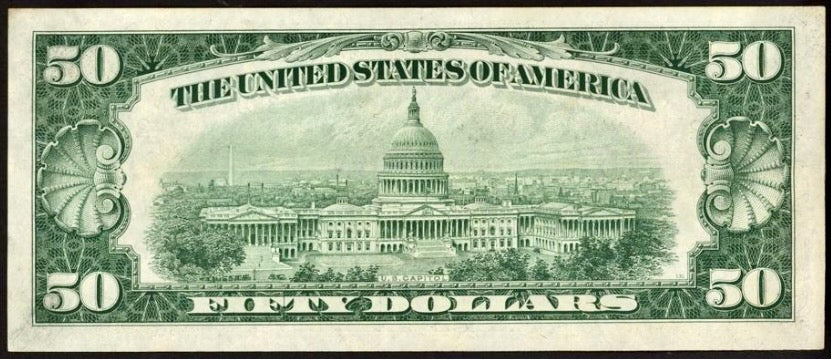 USA P.441b 1950 Silver Certificate $50 UNC