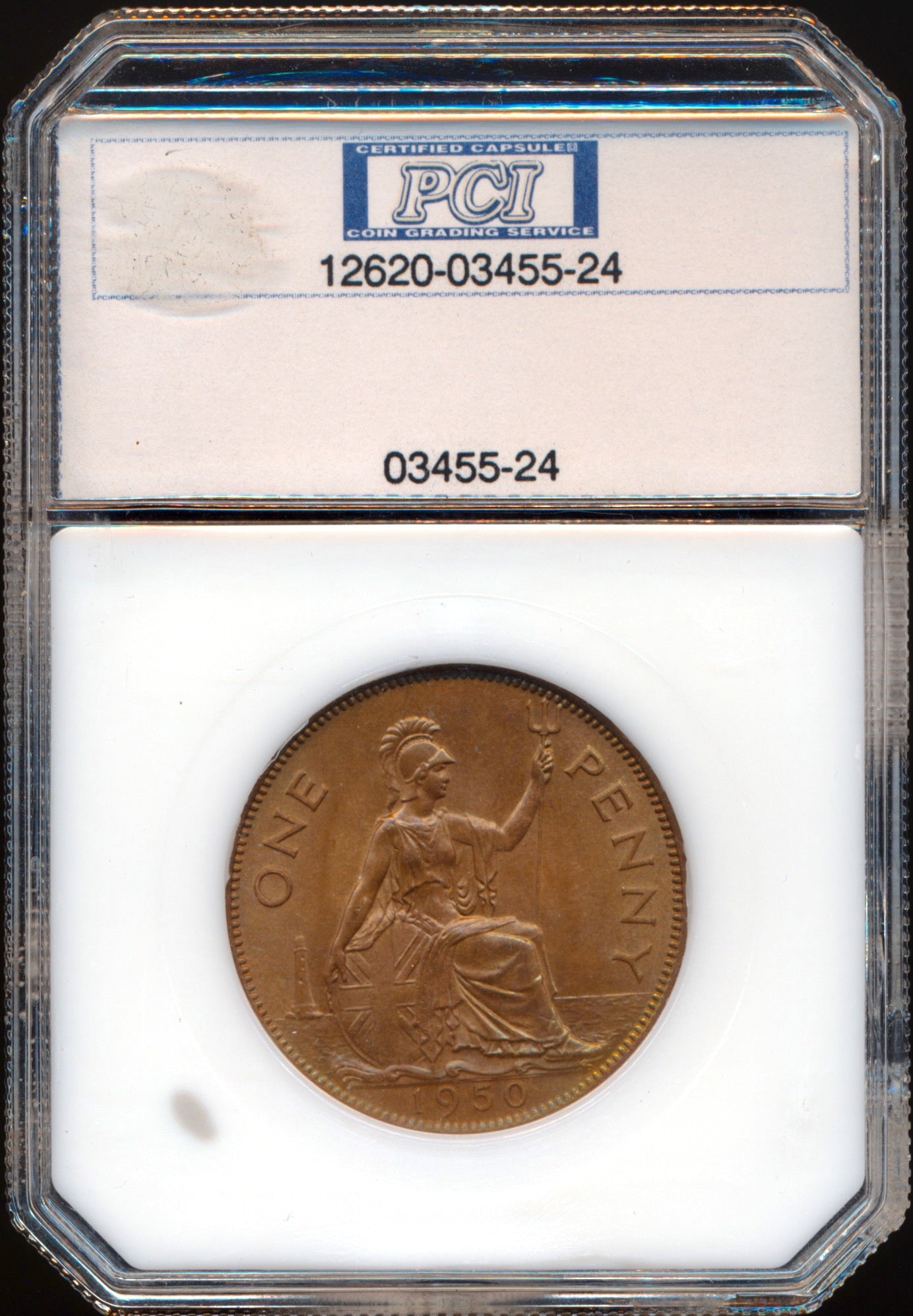 1950 Penny F240 UNC MS 63