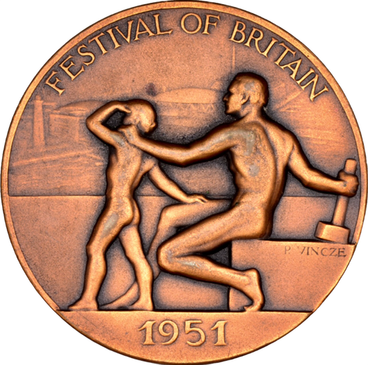 1925 British Empire Exhibition 64mm bronze medal BHM 4427