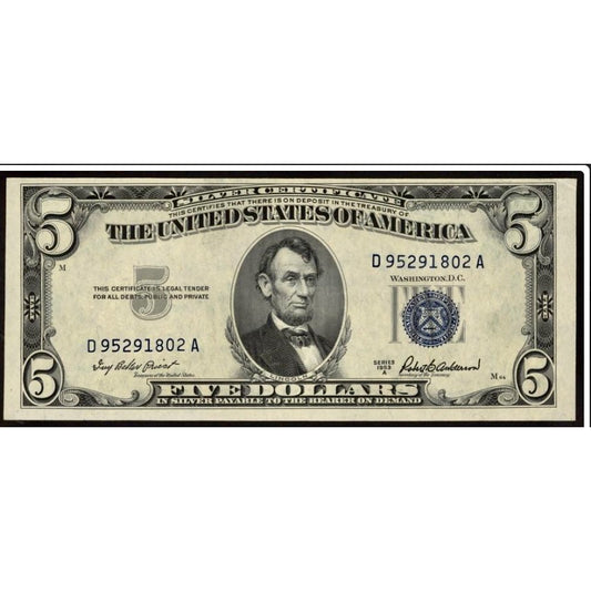 USA P.417a 1953 Silver Certificate $5 UNC