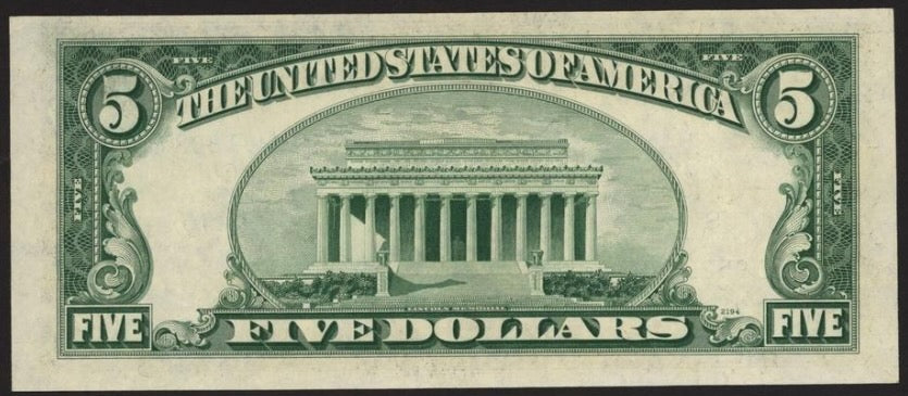 USA P.417a 1953 Silver Certificate $5 UNC