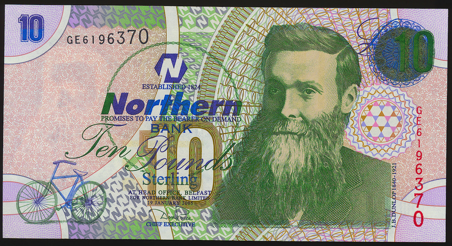 NORTHERN IRELAND P.206a NI628 2005 Northern Bank £10 UNC