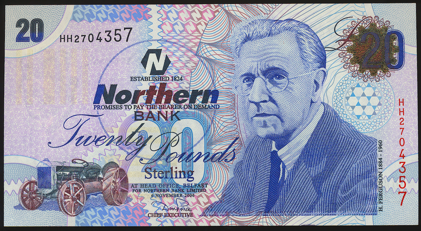 NORTHERN IRELAND P.207b NI636 2005 Northern Bank £20 UNC