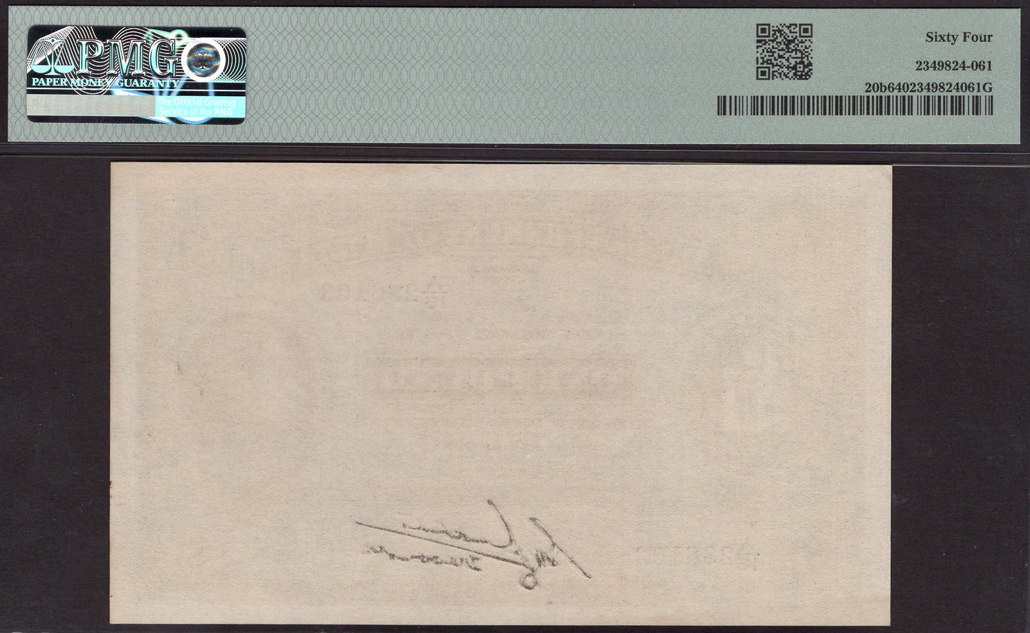MALTA P.20b 1940 £1 Choice UNC 64