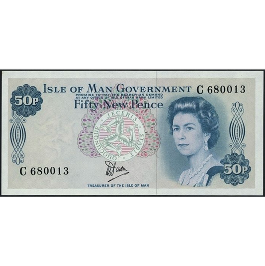 ISLE OF MAN P.33 IM24 1979 50p UNC