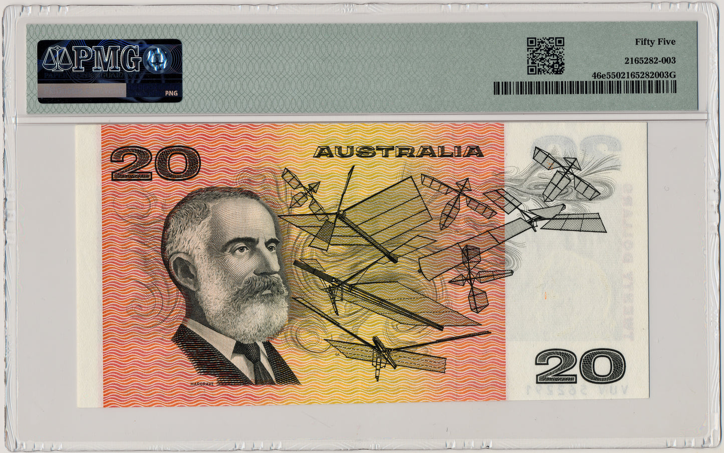 AUSTRALIA P.46e 1985 $20 AUNC 55