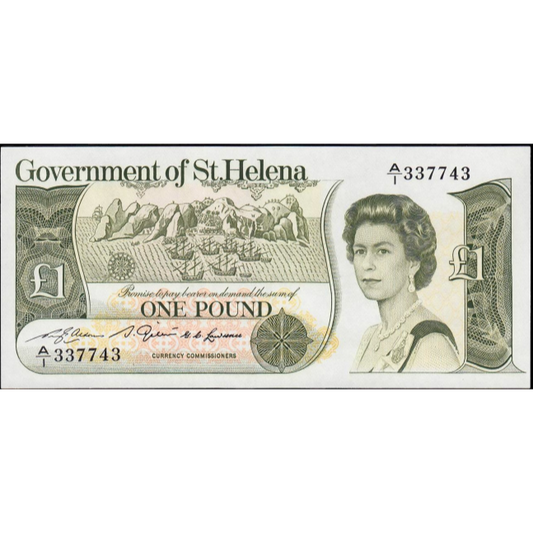 St HELENA P.9 1981 £1 UNC A/1