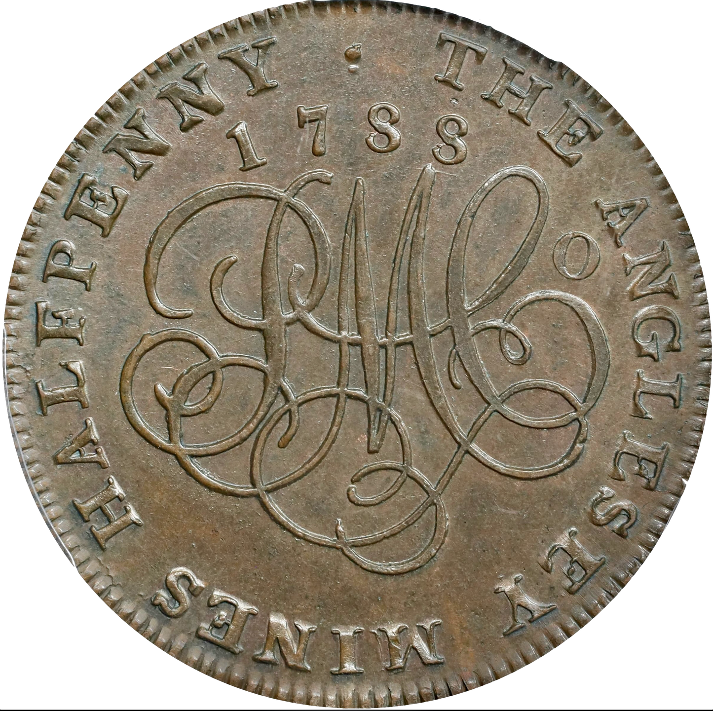 Anglesey D&H 340 1788 Conder Halfpenny MS62BN