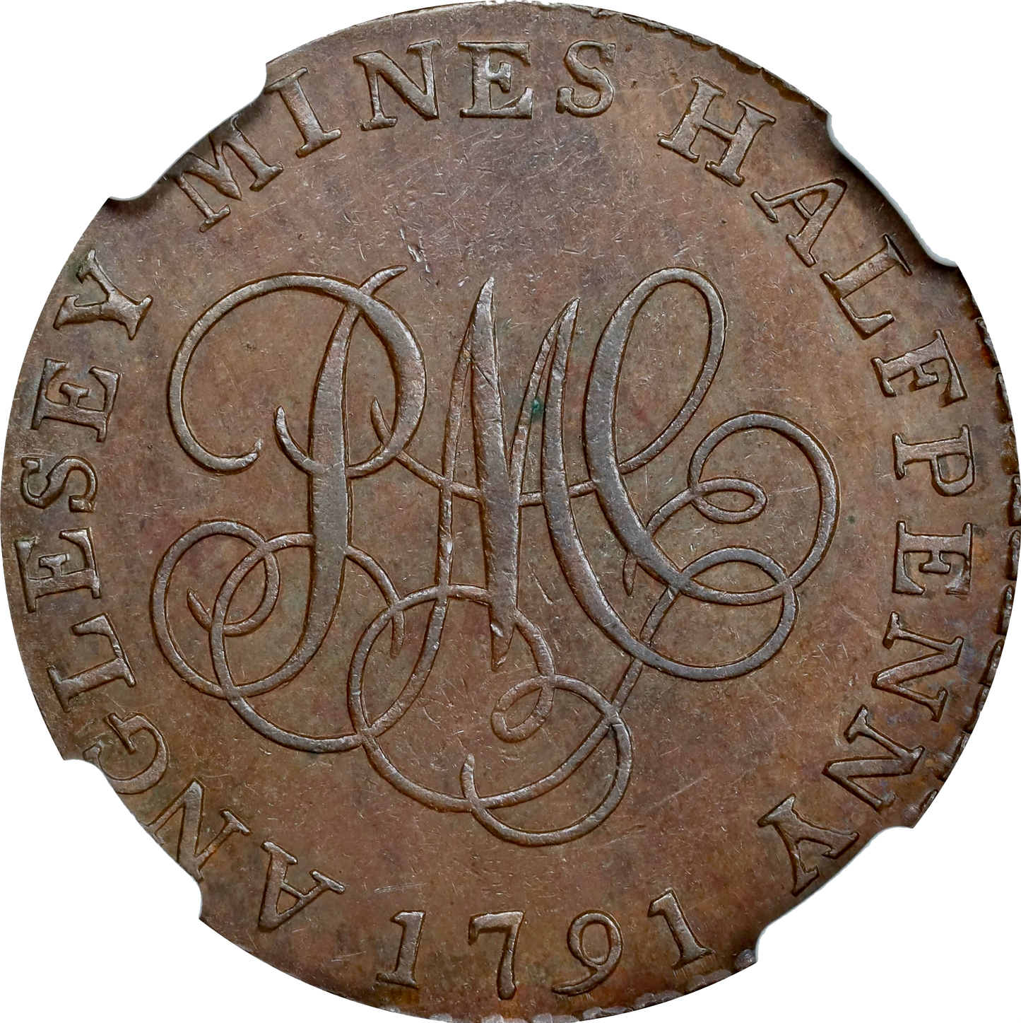 Anglesey D&H 410 1791 Conder Halfpenny MS62BN