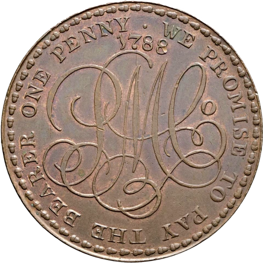 Anglesey D&H 99 1788 Conder Penny UNC