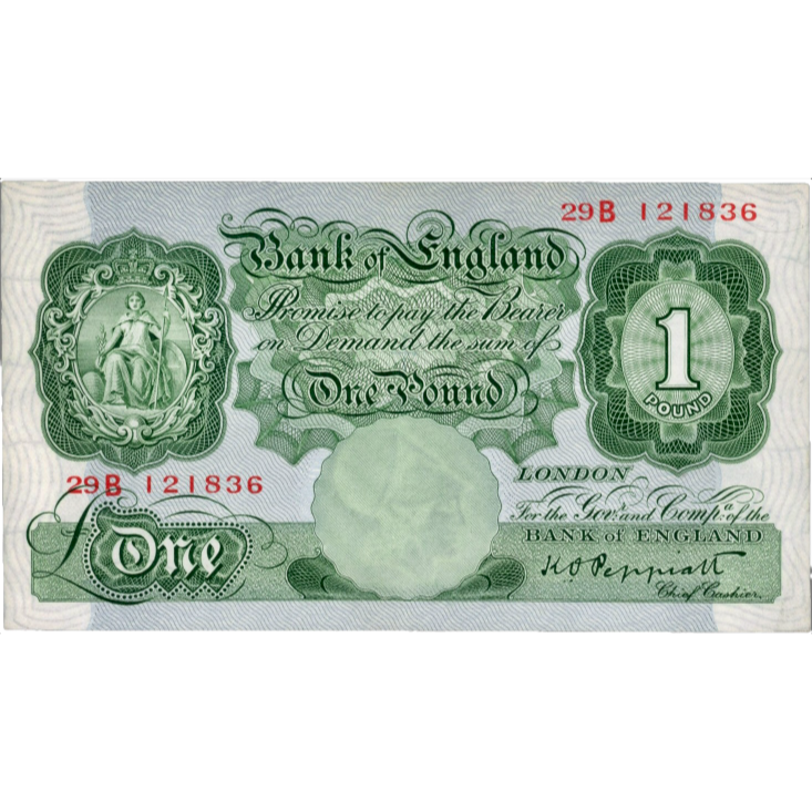 ENGLAND P.363c B238 1934 Peppiatt First series £1 GEF