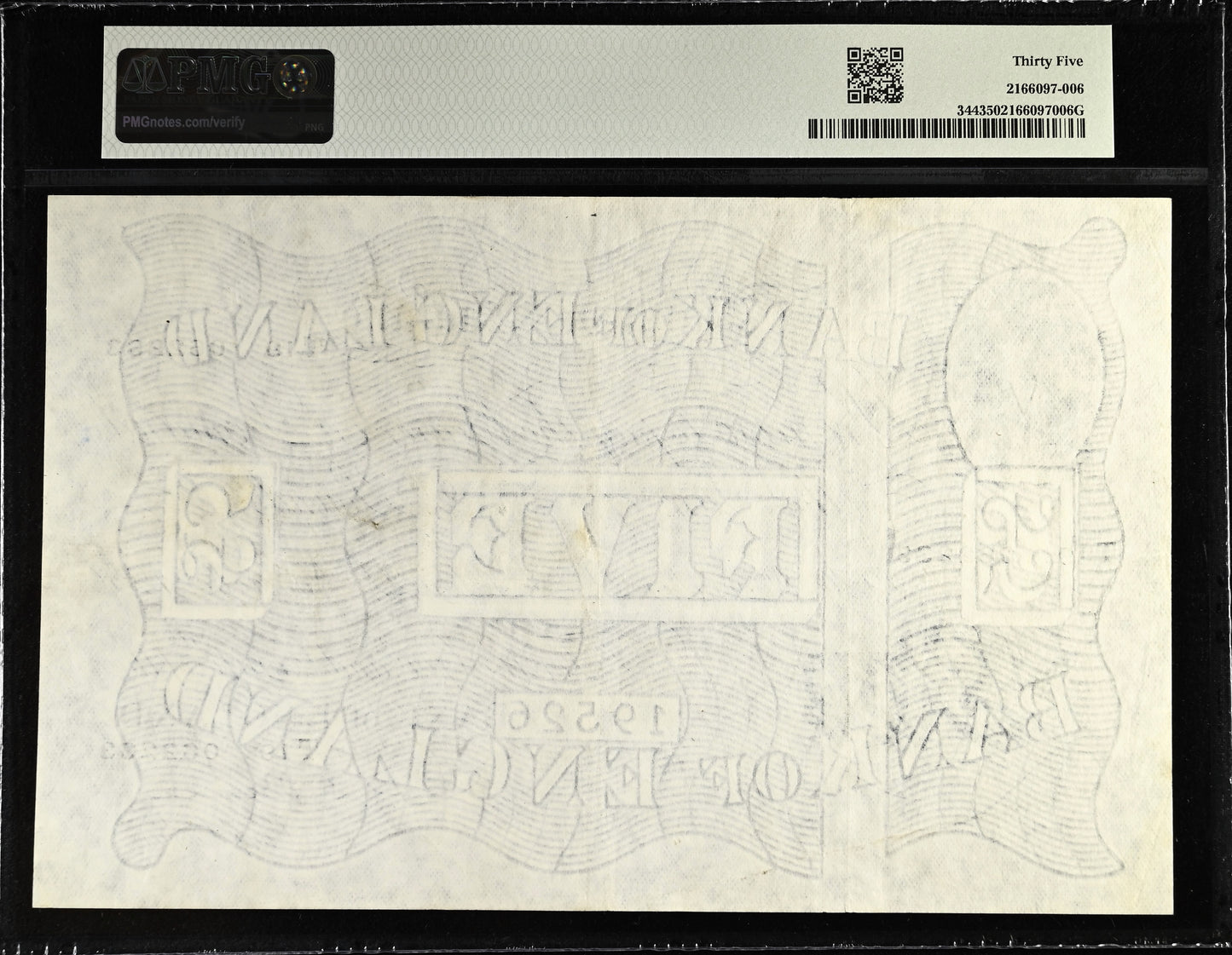 ENGLAND P.344 B270 1950 Beale £5 T19 Choice VF 35