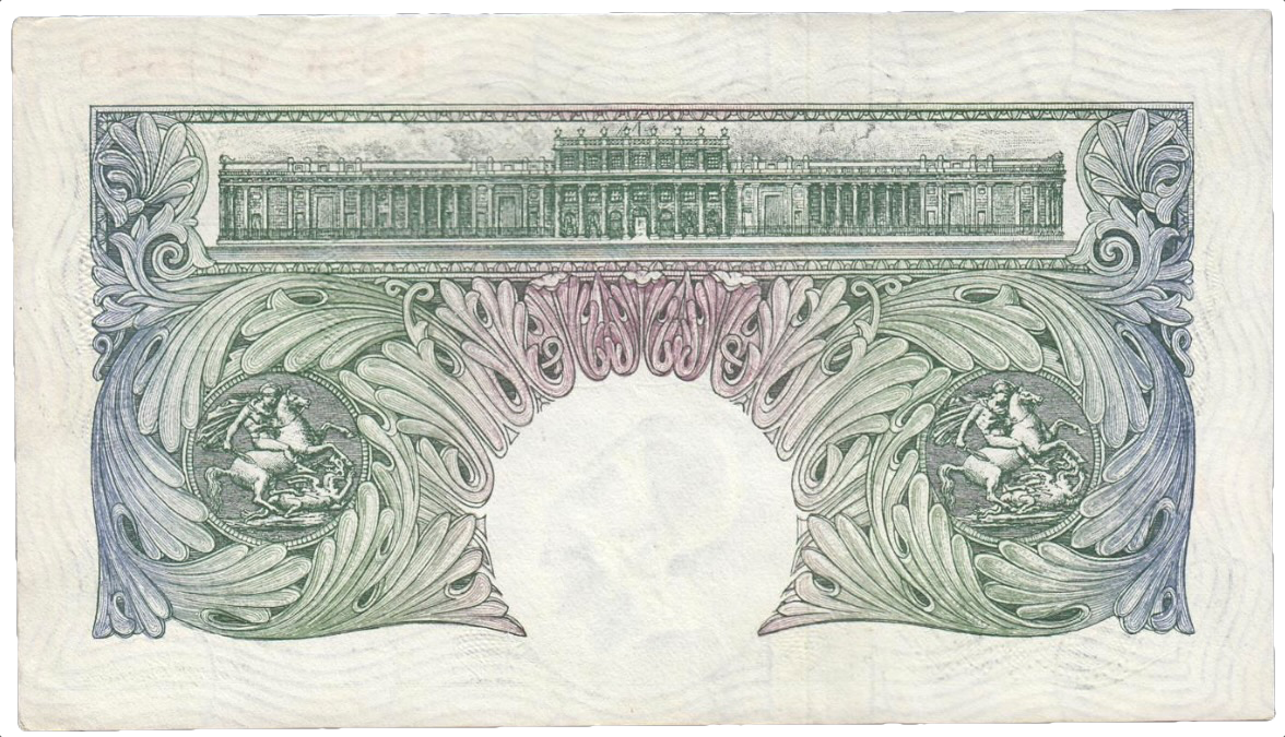 ENGLAND P.369c B273 1955 O'Brien £1 AUNC