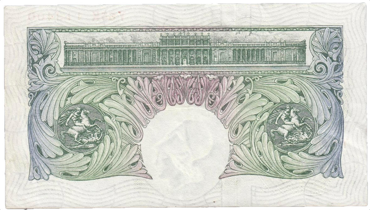 ENGLAND P.369c B273 1955 O'Brien £1 UNC