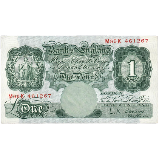 ENGLAND P.369c B273 1955 O'Brien £1 UNC (Copy)