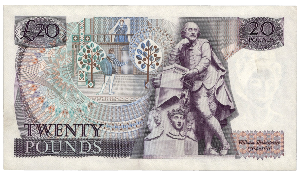 ENGLAND P.380a B318 Fforde £20 AUNC A02