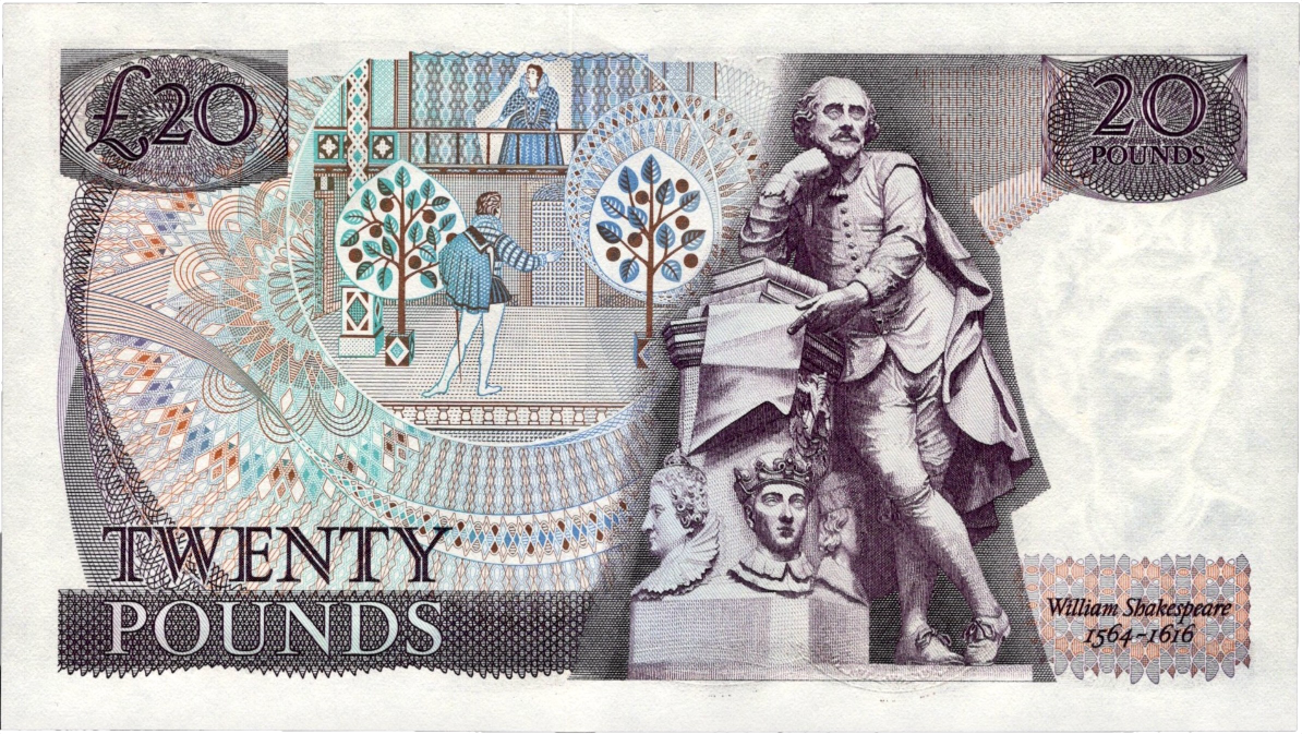 ENGLAND P.380c B350 1981-1984 Somerset £20 First series E48 UNC