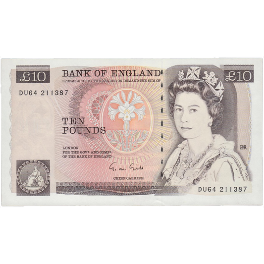 ENGLAND P.379e B354 1988-1991 Gill £10 UNC