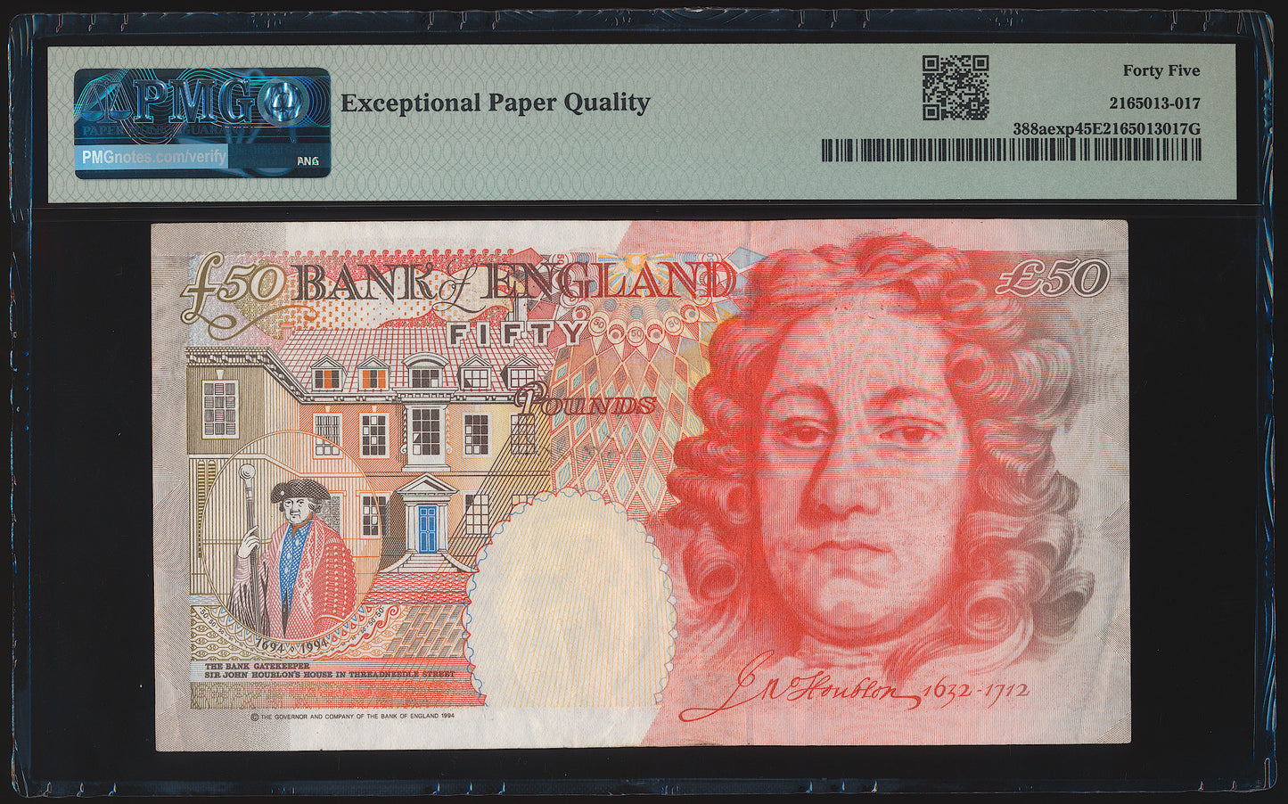 ENGLAND P.388a B378 1993-1998 Kentfield Experimental £50 A99 CHOICE EF 45 EPQ