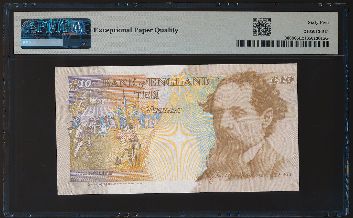 ENGLAND P.386b B382 1999-2000 Lowther First run £10 KL01 low serial no GEM UNC 65 EPQ