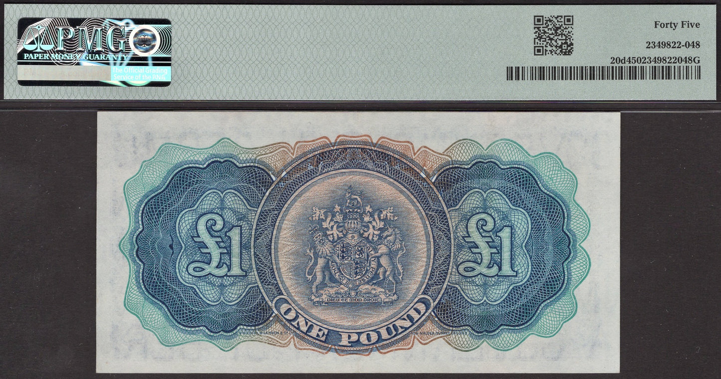 BERMUDA P.20d 1966 £1 Choice EF45