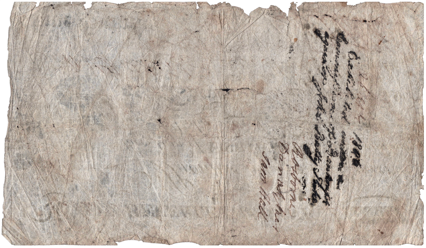 Beverley Old Bank 1805 5 Guineas banknote Outing 128b Scarce