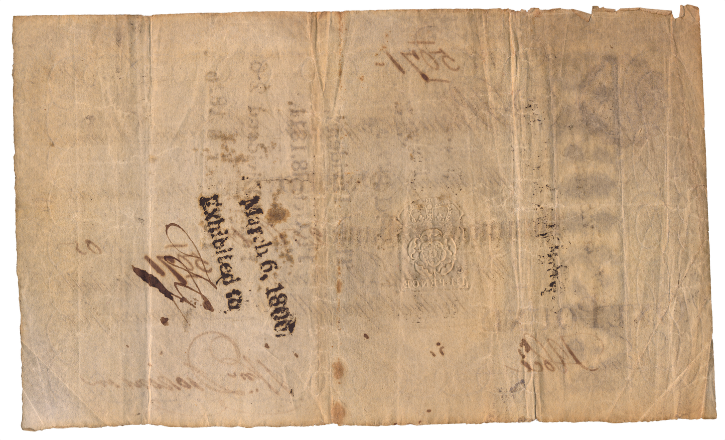 Birmingham Bank 1805 £1 banknote Outing 165b