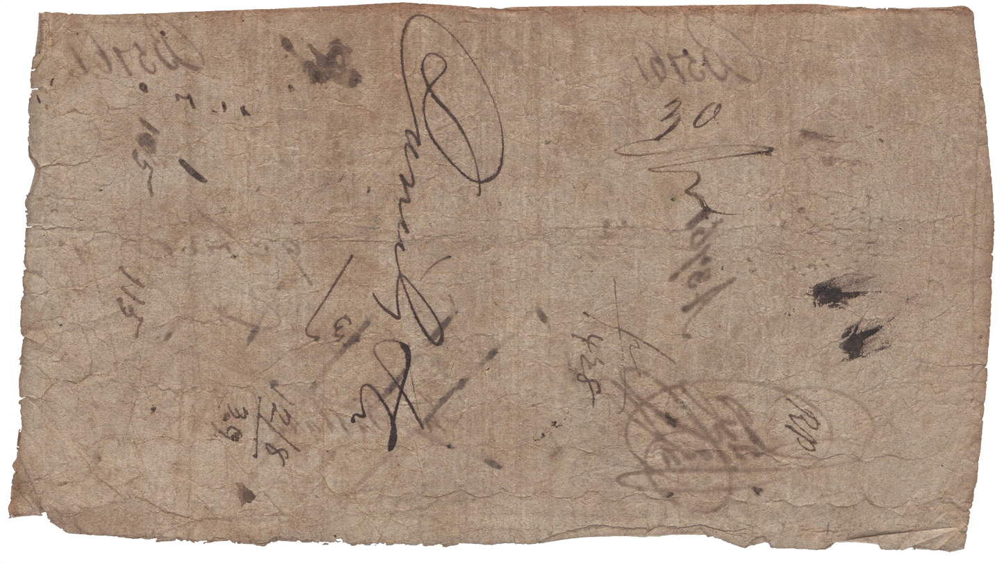 Bristol New Bank 1820 £5 banknote Outing 312g Rare