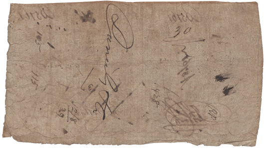 Bristol New Bank 1820 £5 banknote Outing 312g Rare