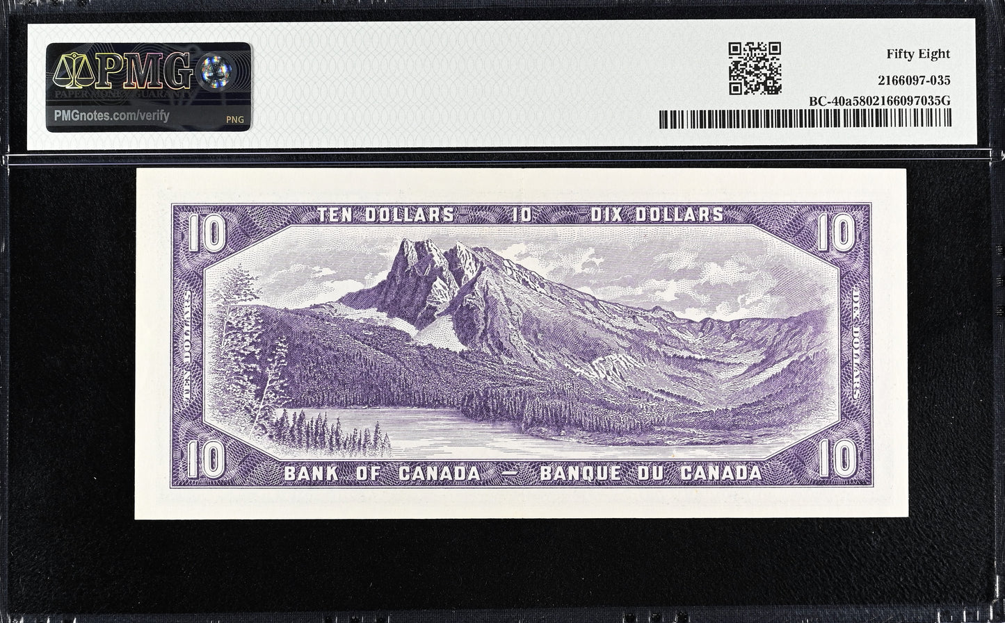 CANADA P.79a BC-40a 1954 $10 Beattie, Coyne Choice AUNC 58