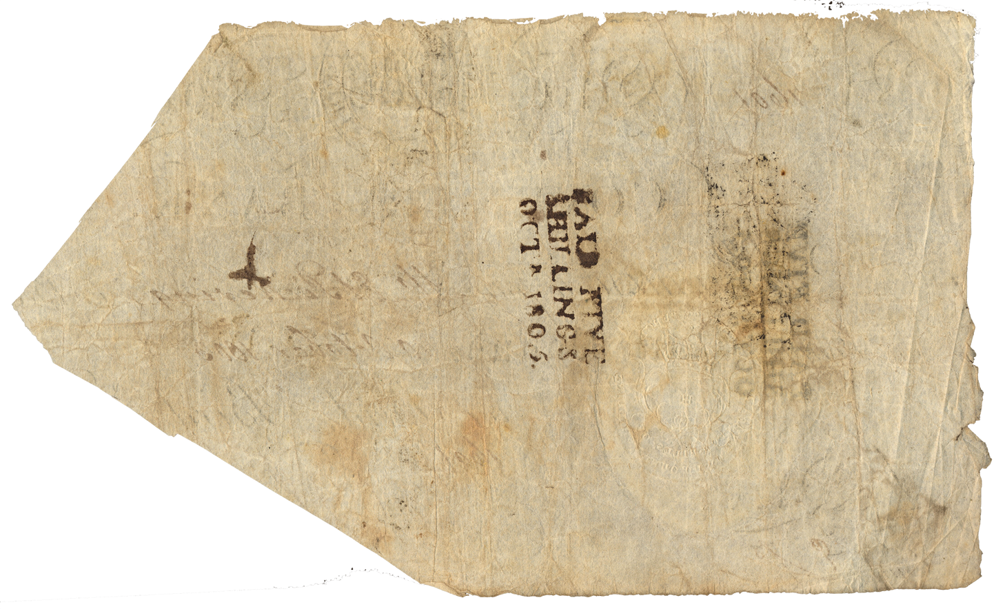 Coventry Bank 1803 £1 banknote Outing 593b