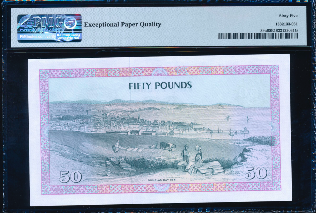 ISLE OF MAN P.39a IM71 1983 £50 Gem UNC 66 EPQ