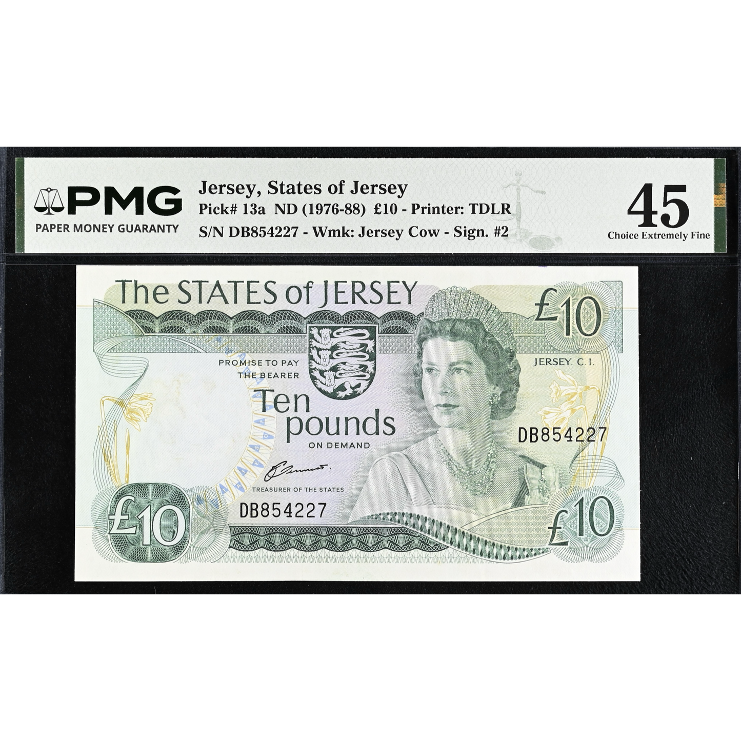 JERSEY P.13a JE32a 1983-1989 £10 Choice EF 45
