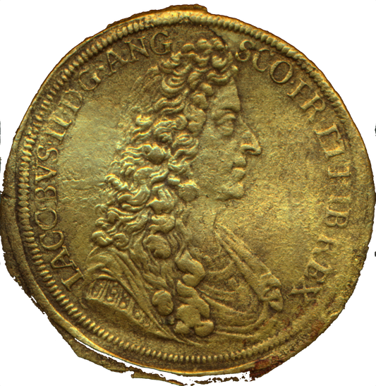 1685 James II 25mm copper counter