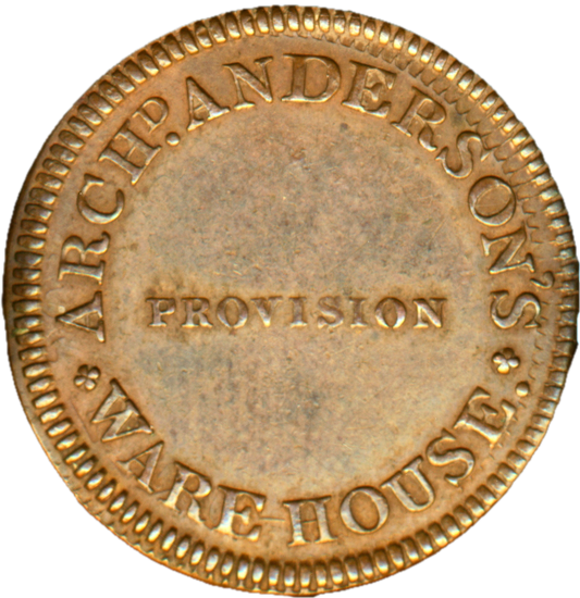 Lanarkshire D&H 13 Glasgow Anderson's Conder Token Farthing