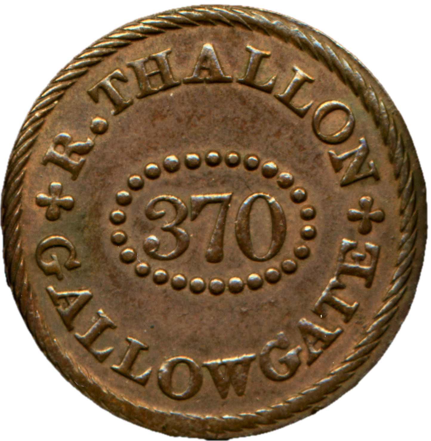 Lothian D&H 126 Thallon's Conder Farthing