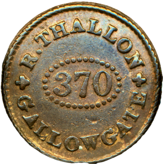 Lothian D&H 127 Thallon's Conder Farthing Rare