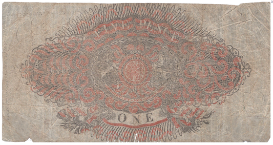 Ludlow Bank 1824 £1 banknote Outing 1293i
