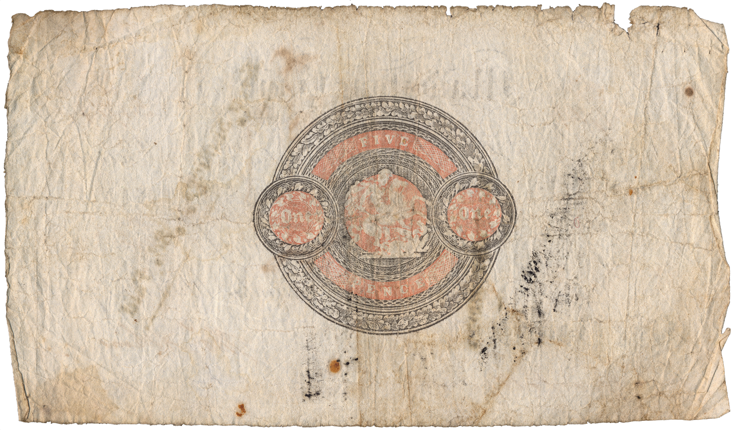 Maidstone Bank 1823 £1 banknote Outing 1331b