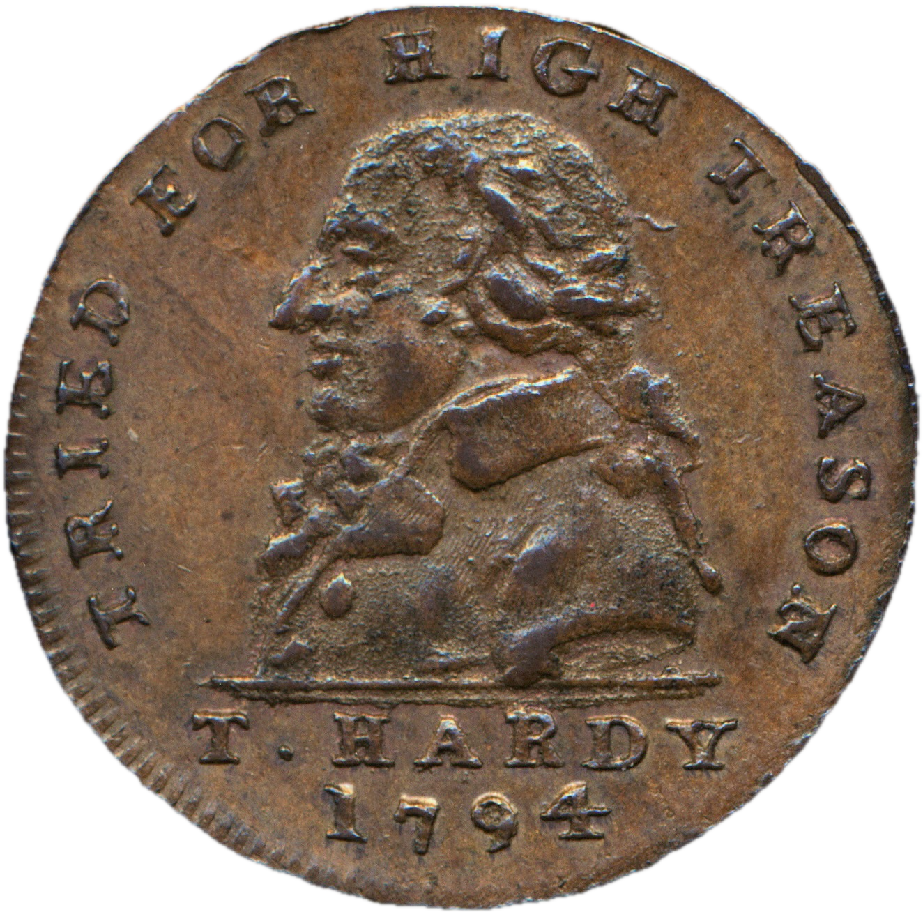 Middlesex D&H 1026 National Series 1794 Conder Halfpenny