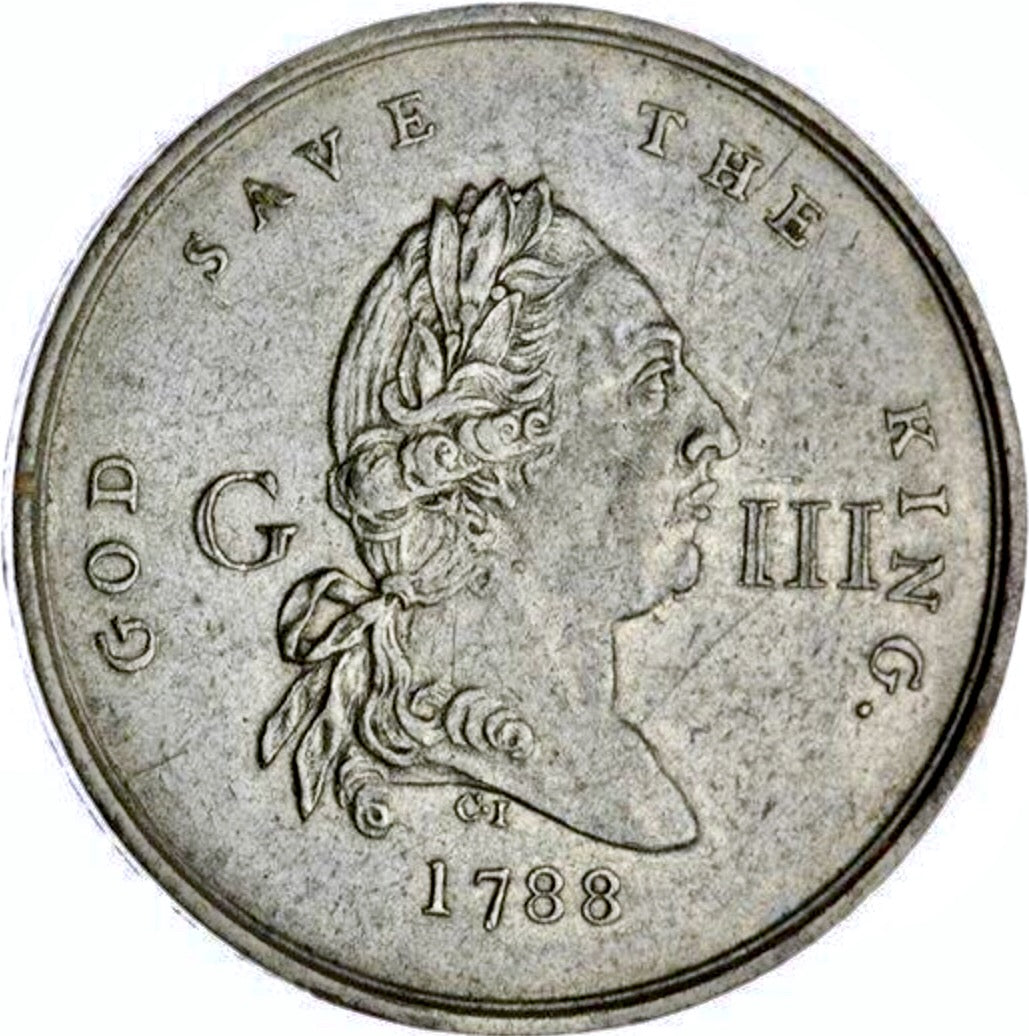 Middlesex D&H 185 National Series 1788 Conder Token