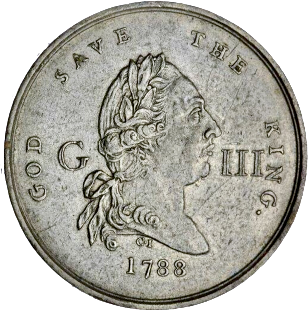 Middlesex D&H 185 National Series 1788 Conder Token