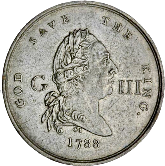 Middlesex D&H 185 National Series 1788 Conder Token