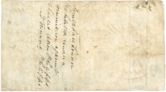 Milford & Pembrokeshire Bank 1809 1 guinea banknote Outing 1431a