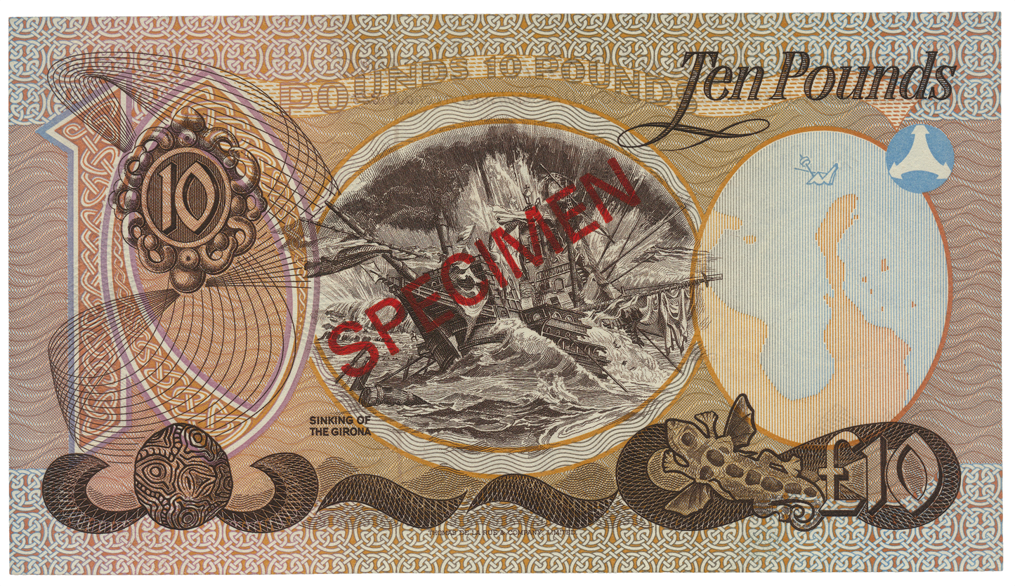 NORTHERN IRELAND P.249a NI724a 1977 Provincial Bank of Ireland £10 UNC Specimen