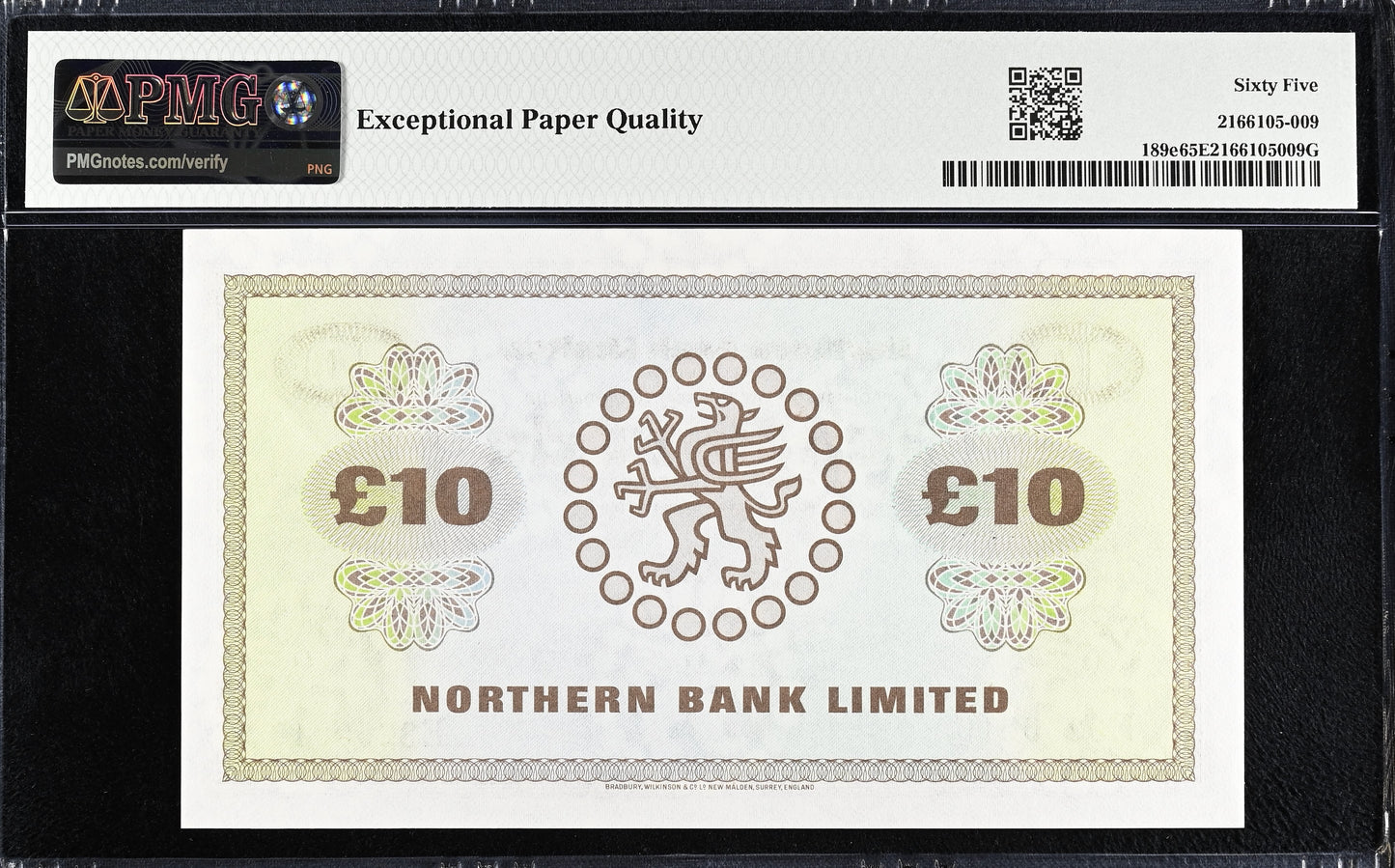 NORTHERN IRELAND P.189e NI624e 1985 Northern Bank £10 Gem UNC 65 EPQ