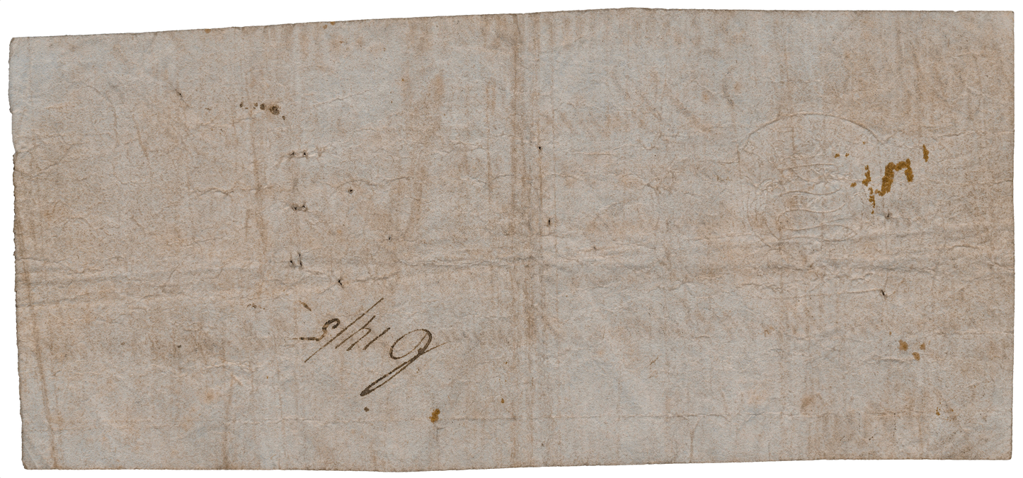 Nantwich Old Bank 1812 £5 banknote Outing 1474c